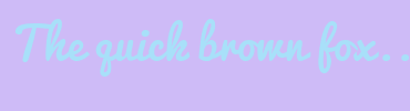Image with Font Color A8E0F9 and Background Color CEBBF7